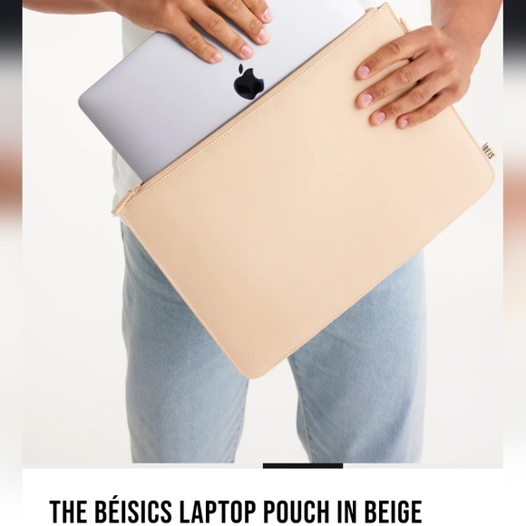 BEIS Other - NWT Beis Beige Laptop Pouch